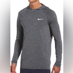 Nike Swim Dri Fit UPF 40+ Gray Hoodie Men's Size Large